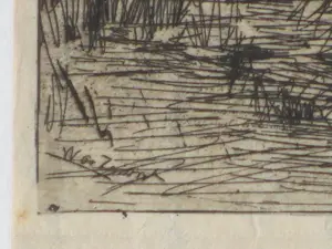 Willem de Zwart - Melkbocht - Ets kopen? Bied vanaf 65!