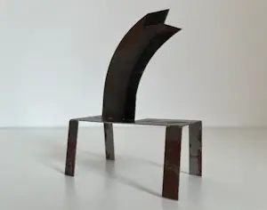 Klaas Gubbels - Stalen sculptuur | 'Nieuwjaarswens 2023' kopen? Bied vanaf 20!