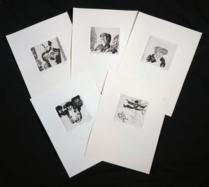 Luis Filcer - Lot van vijf etsen kopen? Bied vanaf 1!