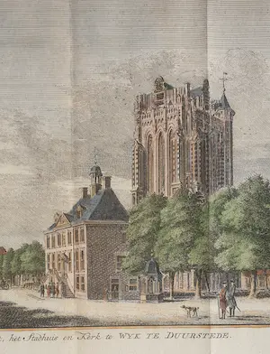 Isaac Tirion - Wijk bij Duurstede Tirion Oude Gravure 1755 kopen? Bied vanaf 25!