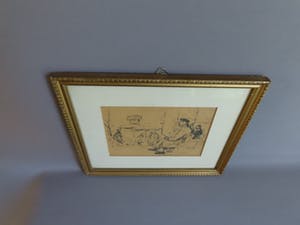 Cor Noltee - (1903-1967) Inkttekening - 'In het park' - kopen? Bied vanaf 100!