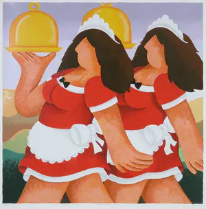 Yvonne Zomerdijk - Zeefdruk, Sweet cherry kopen? Bied vanaf 40!