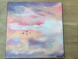 Niet of onleesbaar gesigneerd - Ans Duin- flying to the south kopen? Bied vanaf 1!