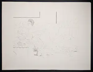 Luc Piron - liggend naakt - lage oplage! kopen? Bied vanaf 39!