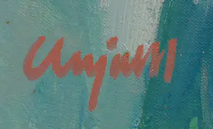 Anja Mul - Olieverf op doek, Henry Miller - Ingelijst kopen? Bied vanaf 1!