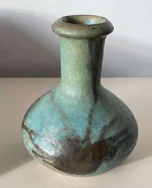 Niet of onleesbaar gesigneerd - Kunst Keramische steengoed flesvaas gesigneerd BB kopen? Bied vanaf 1!