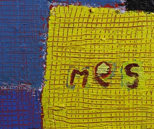 Anna Mes - Olieverf op doek, Z.T. Abstracte compositie kopen? Bied vanaf 1!