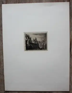 Buy Willem Nijs - Ets: tempel? Bid from 59!
