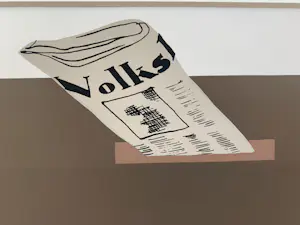 Coos Dieters - kleurenzeefdruk - '7 uur 10' - 1976 (Kleine oplage) kopen? Bied vanaf 20!