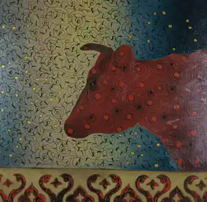 Valentin Bakardjiev - Olieverf op doek, Vaca II vendu pour 200€ !