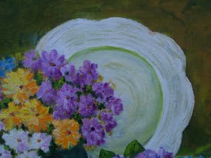 Niet of onleesbaar gesigneerd - Stilleven met asters. kopen? Bied vanaf 1!