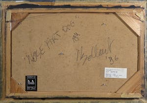 Jan Bollaert - Gemengde techniek op papier, Nose art dog - Ingelijst kopen? Bied vanaf 40!