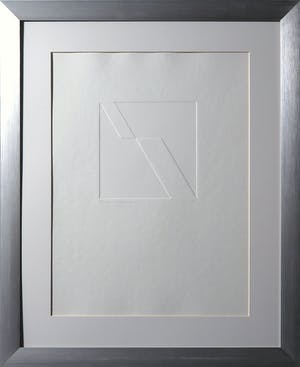 Harry van Kuyk - Reliëfdruk, Zonder titel - Ingelijst kopen? Bied vanaf 120!