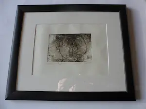 Anton Heyboer - Ets, titel Het Symbool van de onschuld. kopen? Bied vanaf 100!