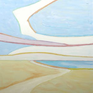 Paul Overhaus - Olieverf op doek, Boven strand - Ingelijst kopen? Bied vanaf 70!