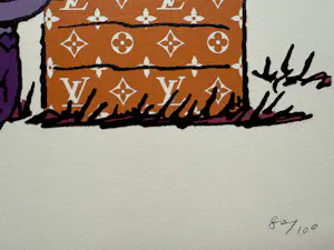 Death NYC - handgesigneerde zeefdruk | 'Louis Vuitton Snoopy/Charlie Brown | 2015 kopen? Bied vanaf 60!