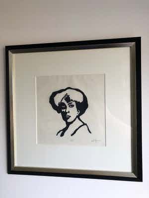 Ad Gerritsen - Een zekere gelijkenis - Hoofd van een vrouw verkocht voor € 100!