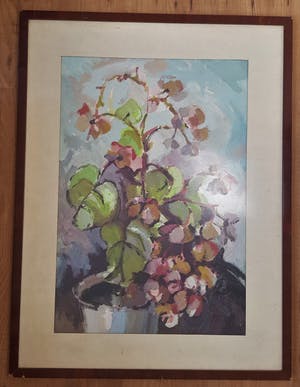 Ank Overweel - Stilleven met bloemen kopen? Bied vanaf 10!