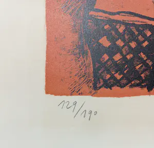 Corneille - Rose tropique, litho kopen? Bied vanaf 250!