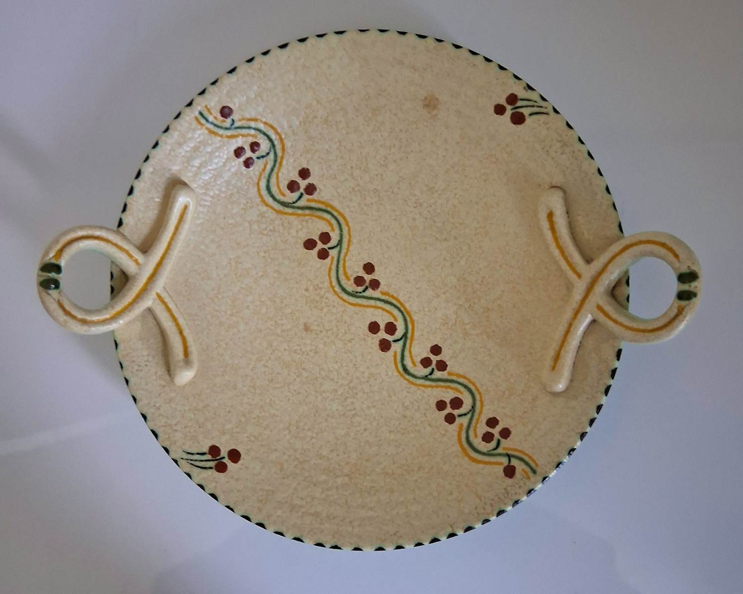 Plateelbakkerij Zuid-Holland - schaal met Royal D decor verkocht voor € 29!