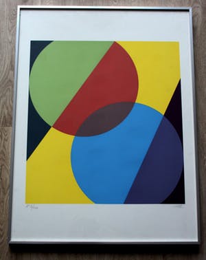 Anne Beothy-Steiner - ingelijste geometrische compositie kopen? Bied vanaf 149!