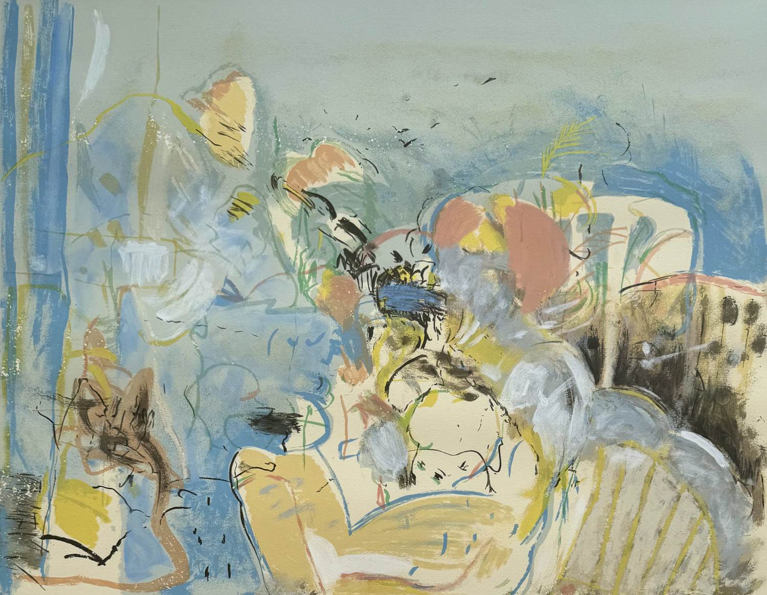 Kees van Bohemen - handgesigneerde kleurenlitho | 'Méditerranée' | 1981 (INGELIJST) kopen? Bied vanaf 200!