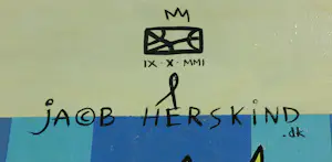 Jacob Herskind - Olieverf op doek, Quad Fecit Pater... (Zeer groot!) kopen? Bied vanaf 300!