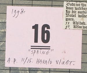 Harald Vlugt - Zeefdruk en collage, Spring kopen? Bied vanaf 1!