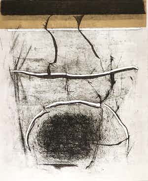 Pauline Braat - Ets en aquatint, Zonder titel verkocht voor € 40!