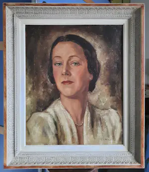 Jos Croin - Portret van een dame, 1945. kaufen? Bieten Sie von 190!