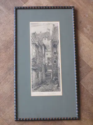 Eugene Lucker - Proosthof / Commanderie Nijmegen - Ets kopen? Bied vanaf 100!