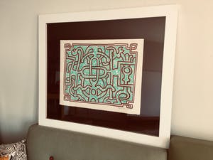 Keith Haring - Chocolate Buddha 5, gesigneerd, Heel bijzonder kopen? Bied vanaf 9500!