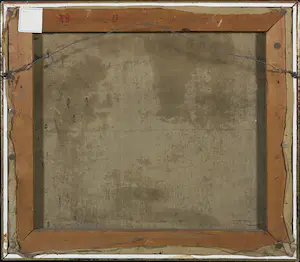 Jan Miechels - Olieverf op doek, Donker landschap (1945) - Ingelijst kopen? Bied vanaf 60!