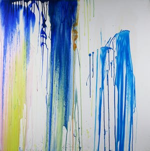 Rachid Ben Ali - Gemengde techniek op doek, Zonder titel (Groot) kopen? Bied vanaf 1!