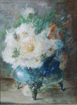 Alida van Houten - stilleven - pastel met aquarel kopen? Bied vanaf 20!