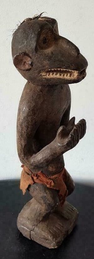 Baule - Een Afrikaans beeld van een aap kopen? Bied vanaf 155!