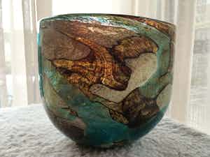 Mdina kunstglas - Mdina glazen kom verkocht voor € 60!