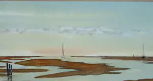 Franklin Meijer - Droogliggen bruine vloot bij zandbank de Richel kopen? Bied vanaf 49!