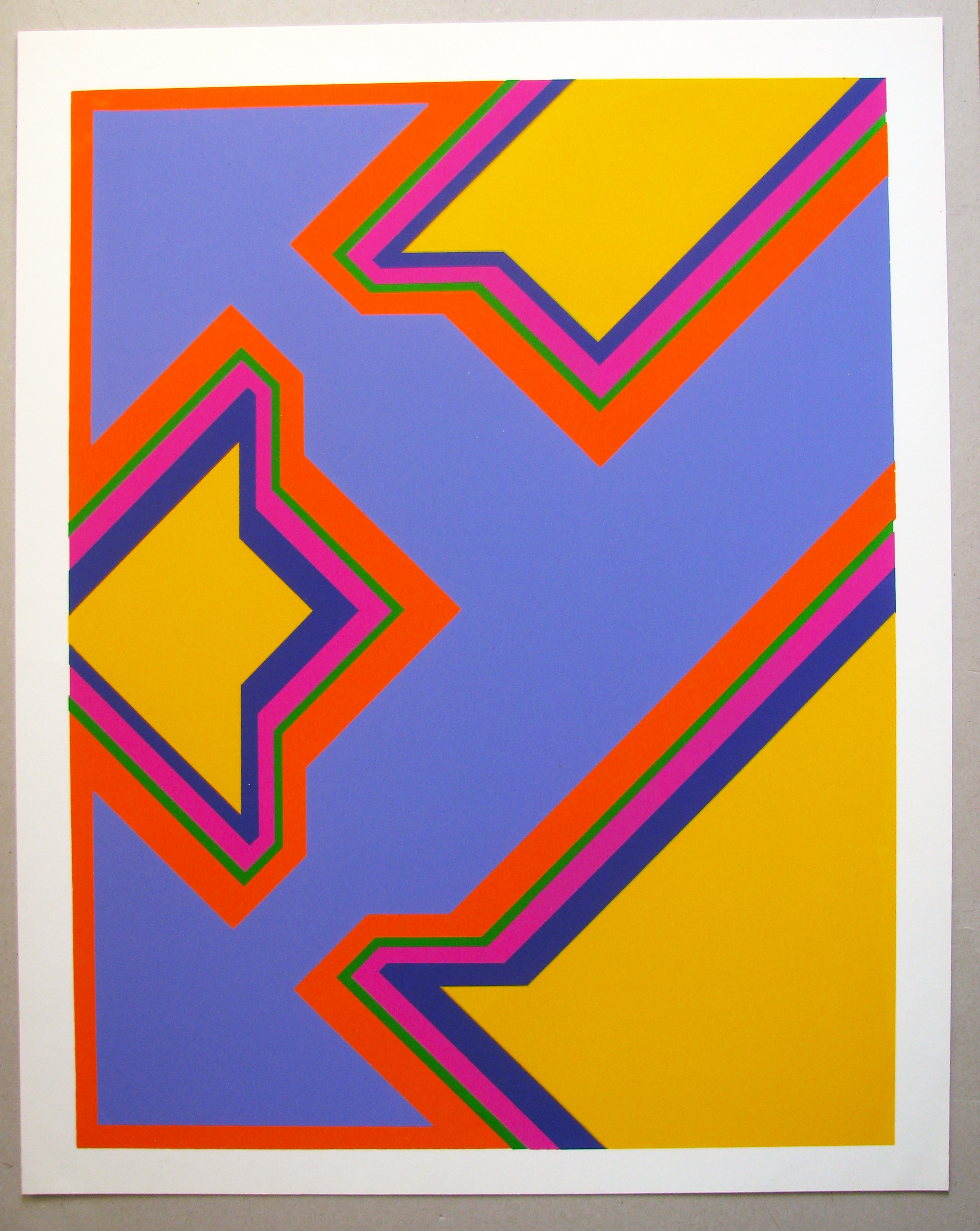 Buy Nicholas Krushenick - OHNE TITEL " A. P . 1967 signiert "? Bid from 200!