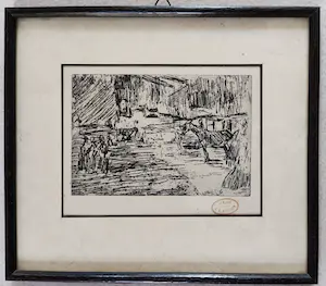 George Hendrik Breitner - Trampaarden (Leidseplein) kopen? Bied vanaf 300!