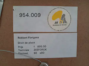 Robbert Fortgens - Droit de place kopen? Bied vanaf 125!
