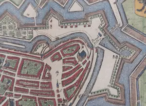 Ludovico Guicciardini - Deventer Oude Kaart Gravure Plattegrond 1652 kopen? Bied vanaf 50!