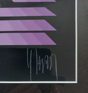 Jean Pierre Yvaral - Rayonette Violet, zeefdruk (mooi ingelijst) kopen? Bied vanaf 150!