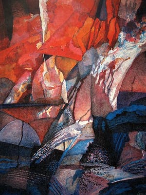 Maria Chakarova - Gelauwerd Bulgaars Grafica - Groot 1993 expressionistisch Litho gesigneerd kopen? Bied vanaf 10!