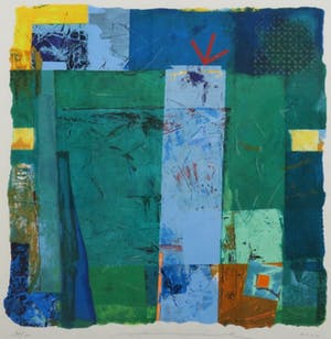 Jos Verwiel - Zeefdruk, Prassino - Ingelijst (Groot) (Galerieprijs €1295) kopen? Bied vanaf 50!