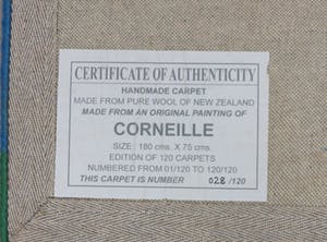 Corneille - Tapijt van wol, Le chat Jaune + certificaat van echtheid kopen? Bied vanaf 400!