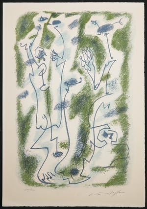 Andre Masson - Litho uit portfolio Documenta Geigy. Das Unbehagen in der Kunst (1965) kopen? Bied vanaf 70!