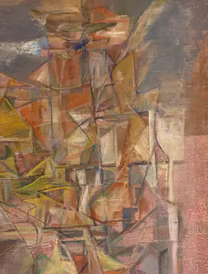 Silvin Bronkart - Seltene abstrakte Komposition aus dem Jahr 1953 kopen? Bied vanaf 550!