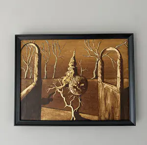 Murk van Stralen - Surrealistisch schilderij zonder titel kopen? Bied vanaf 50!