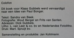 Klaas Gubbels - Litho (Incl gesigneerd boek) - 1979 kopen? Bied vanaf 225!